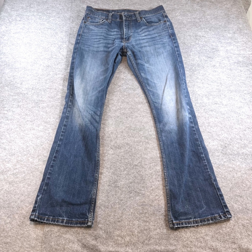 Levi's Women 527 Slim Bootcut Blue Jeans Y2K Western Denim W30 L34 Faded Wash